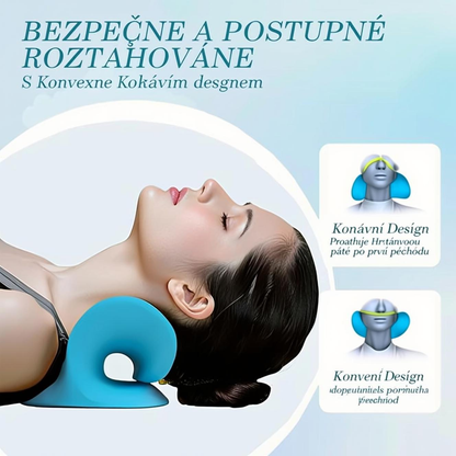 😴 Ergonomický krční podpůrný polštář pro úlevu od bolesti a klidný spánek – 🔥 druhý kus za poloviční cenu