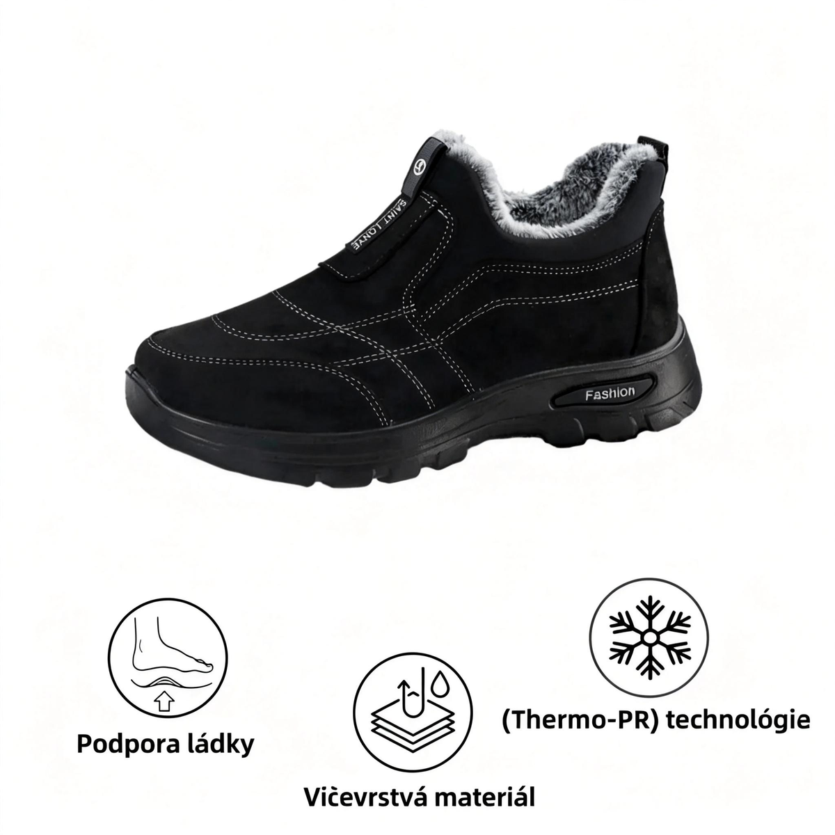 【🎁50% SLEVA DNES – NEZMEŠKEJTE TO】Ergonomicky navržené ortopedické zimní boty – podpora klenby 👞Úleva od bolesti při chůzi