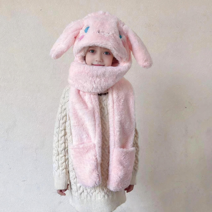 [🎉 Exkluzivně pro členy ]Vnoučaty neodolatelný velikonoční dárek – hebká králičí čepice s pohyblivými oušky 🐰