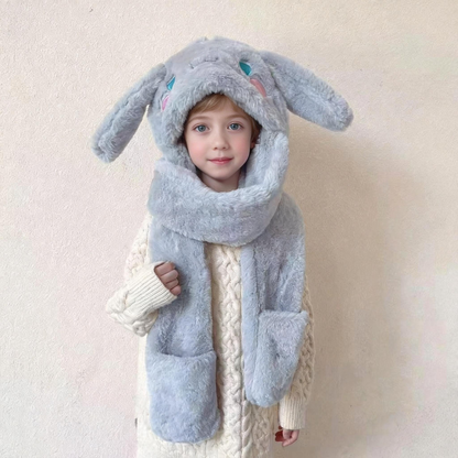 [🎉 Exkluzivně pro členy ]Vnoučaty neodolatelný velikonoční dárek – hebká králičí čepice s pohyblivými oušky 🐰