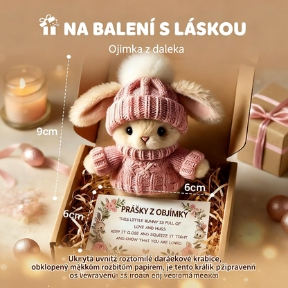 🔥49% SLEVA - 🐇 Ručně vyrobený mini zajíček, roztomilý velikonoční dárek