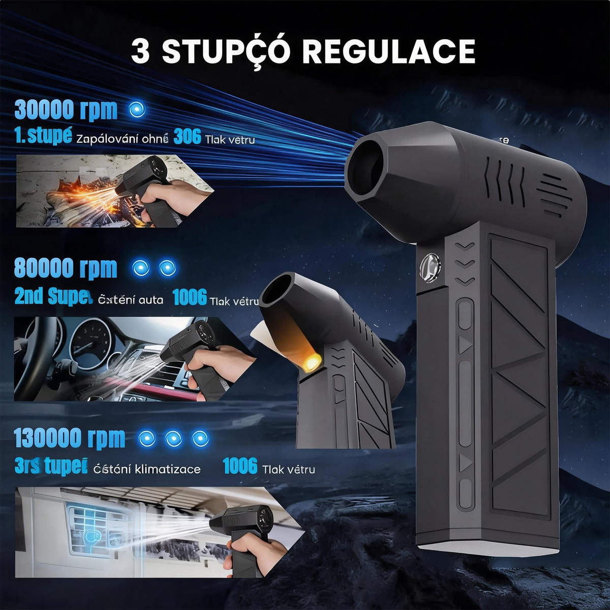 2026 Upgrade verze turbínového sněhového ventilátoru ❄️