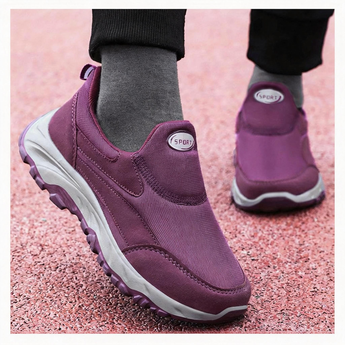 Univerzální široké boty pro chůzi, protiskluzová měkká podešev, lehké a pohodlné, ideální pro diabetické nohy 👟 Ortopedické boty pro seniory