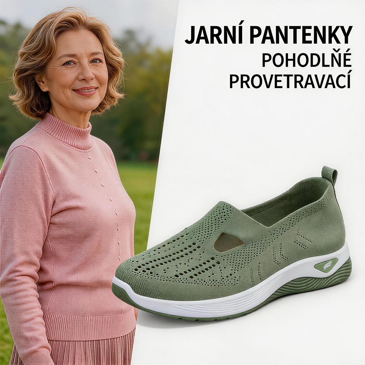 Ortopedická obuv s podporou klenby je speciálně navržena pro seniory – bezbolestná chůze po celý den🔥 Druhý pár za poloviční cenu!