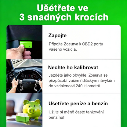 Zoeurva EcoOBD2™ – Čip pro úsporu paliva OBD2 | Snižte spotřebu až o 55 %🚗🔥 Plug & Play