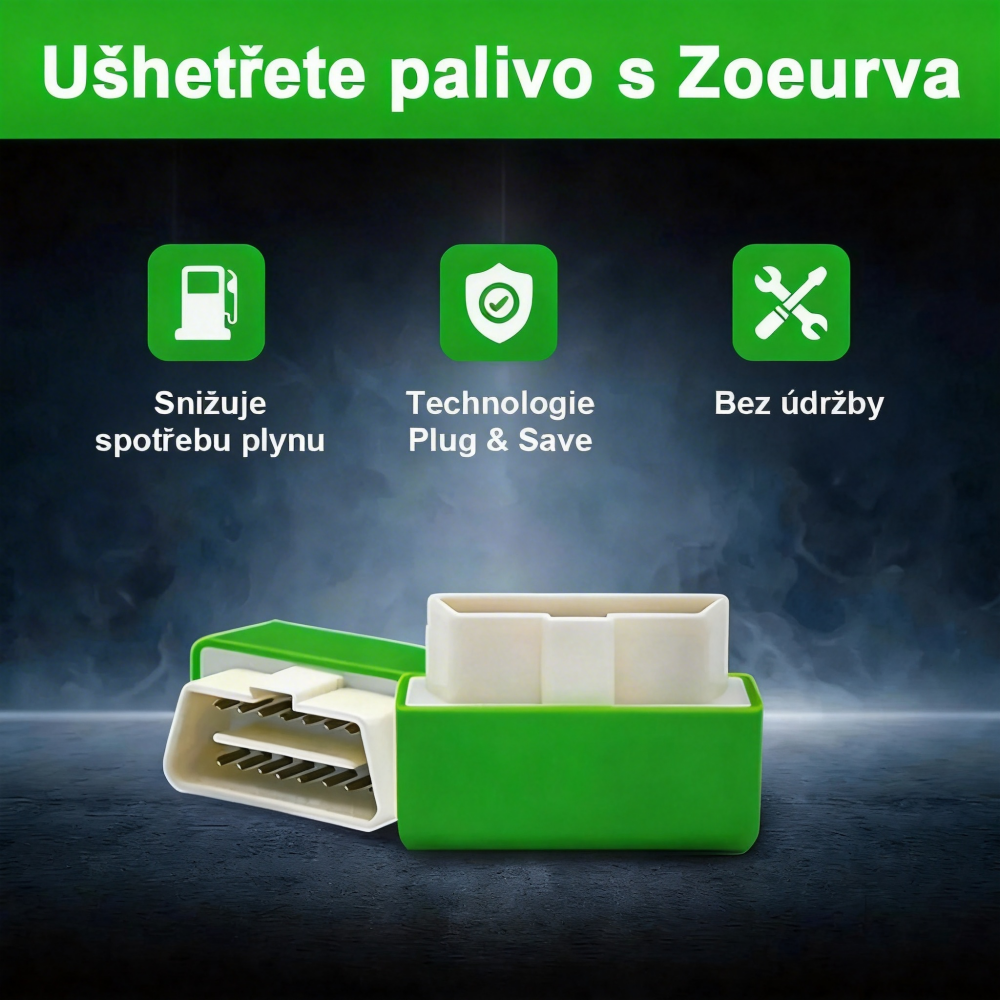 Zoeurva EcoOBD2™ – Čip pro úsporu paliva OBD2 | Snižte spotřebu až o 55 %🚗🔥 Plug & Play
