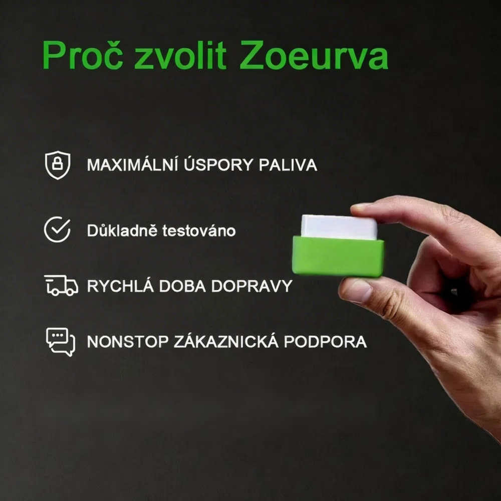 Zoeurva EcoOBD2™ – Čip pro úsporu paliva OBD2 | Snižte spotřebu až o 55 %🚗🔥 Plug & Play