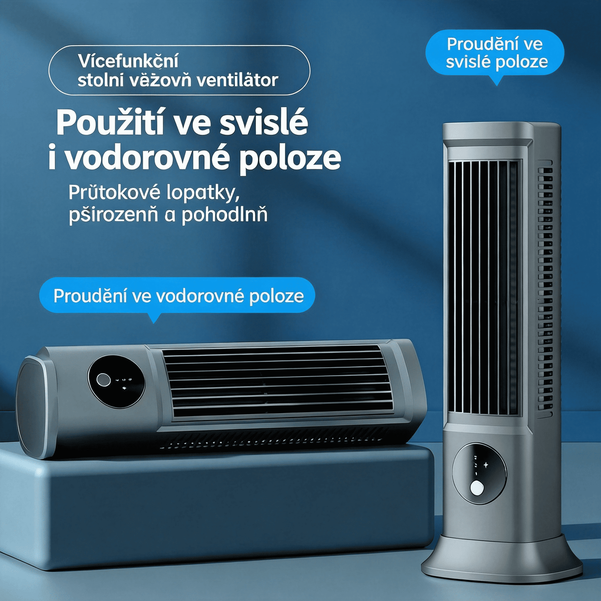 🎉Přenosný mini ventilátor – druhý kus se slevou 50 %!