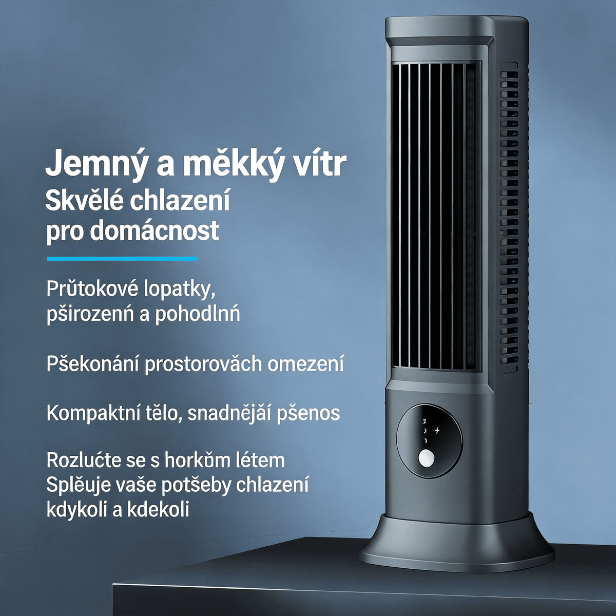 🎉Přenosný mini ventilátor – druhý kus se slevou 50 %!