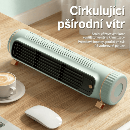 🎉Přenosný mini ventilátor – druhý kus se slevou 50 %!