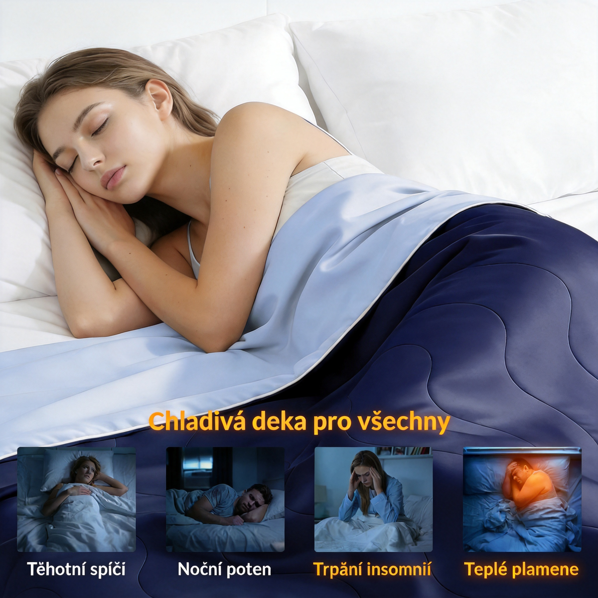 Přikrývka pro hluboký spánek – letní chladivá deka