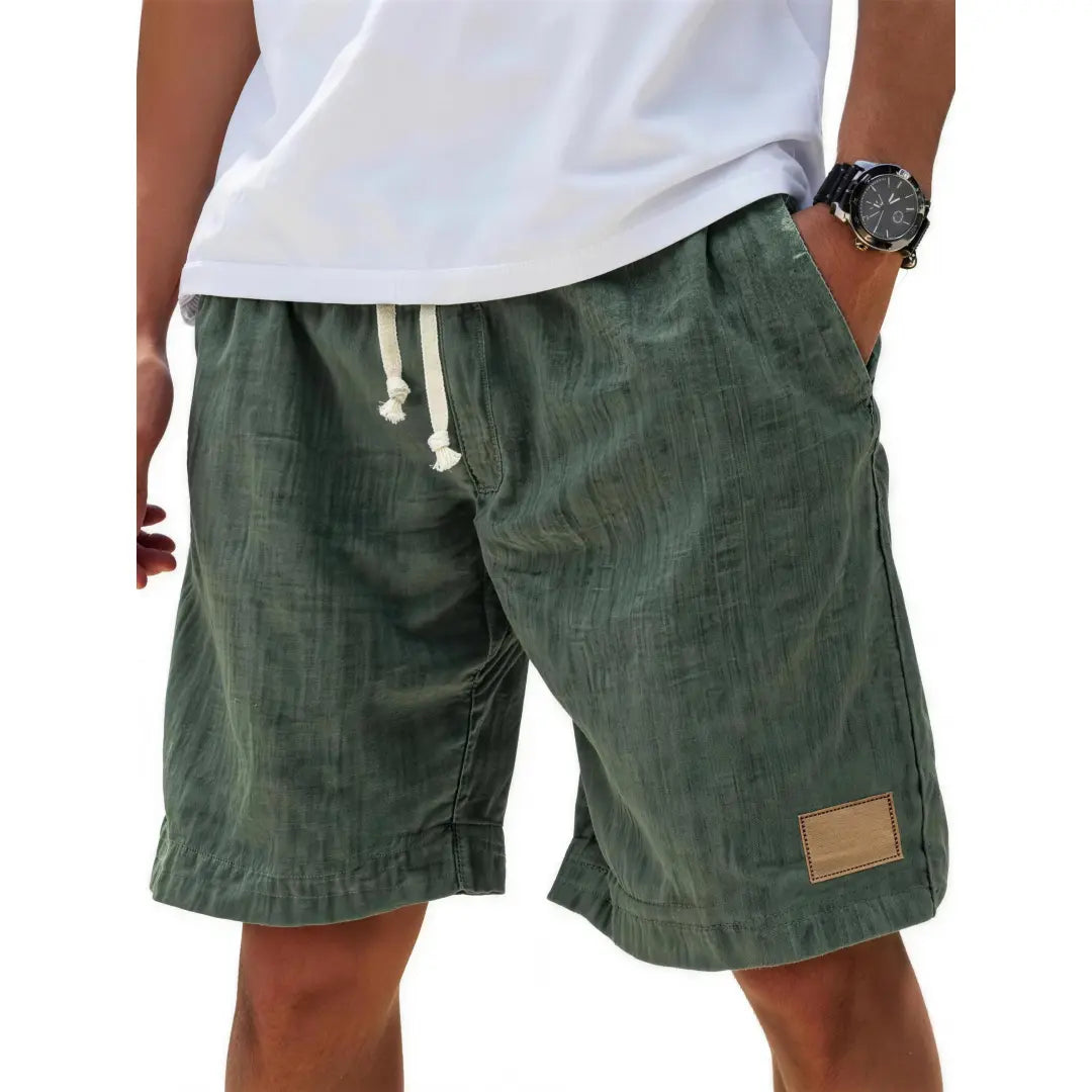 🔥 Tyto plátěné šortky jsou snem každého muže – prodyšné, pohodlné, navržené na dovolenou! 👖✨ Tisíce je milují!