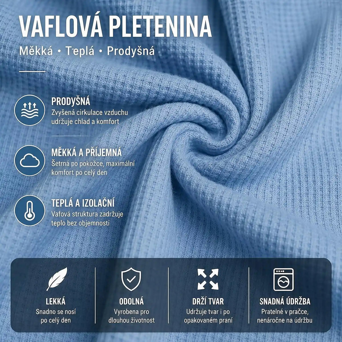 🔥 Pánská mikina s kapucí na zip – pohodlná waffle mikina pro každodenní nošení a sport