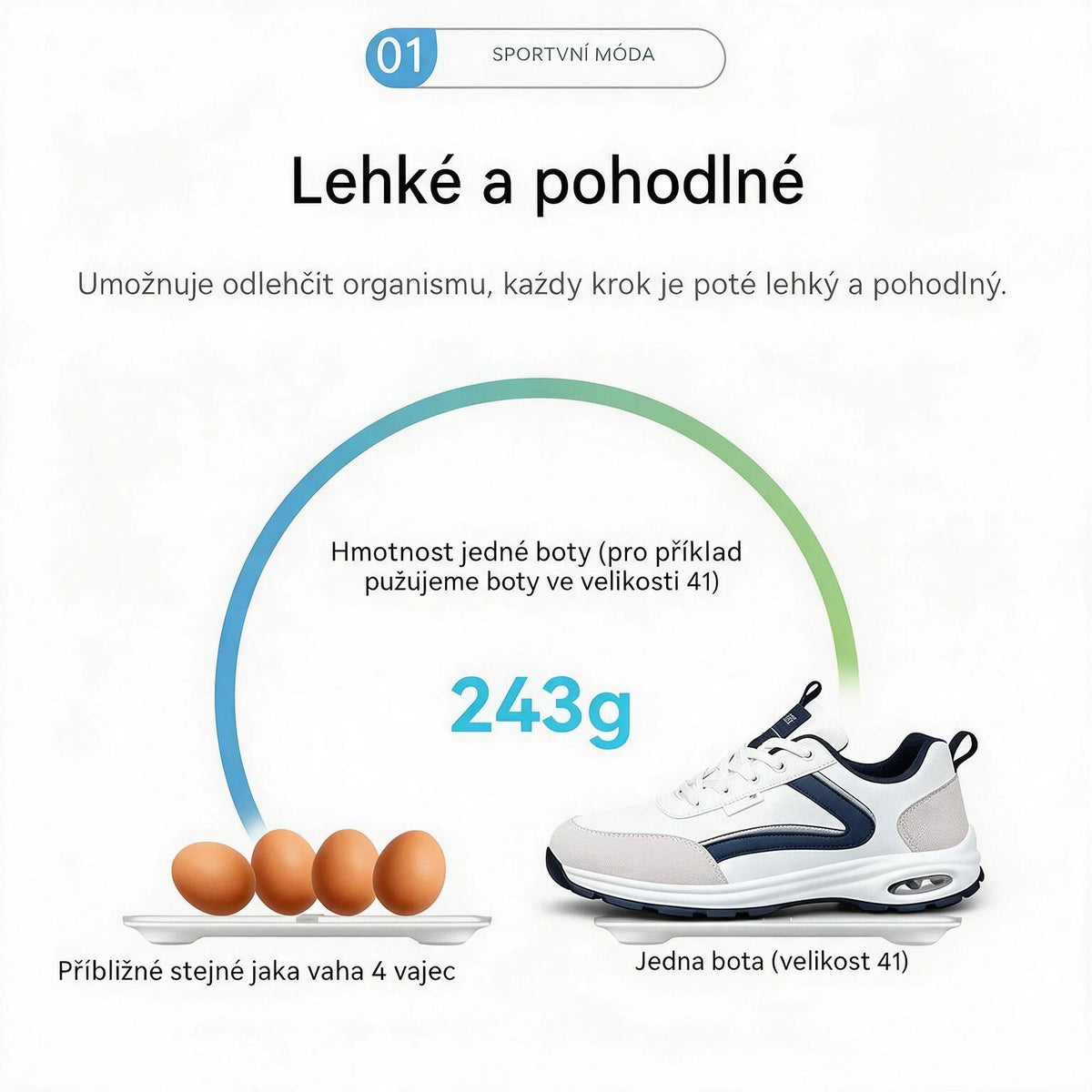 Ortopedická obuv speciálně navržená pro osoby s problémy chodidel, poskytující podporu klenby a pomáhající zmírnit bolesti zad, kloubů a chodidel.