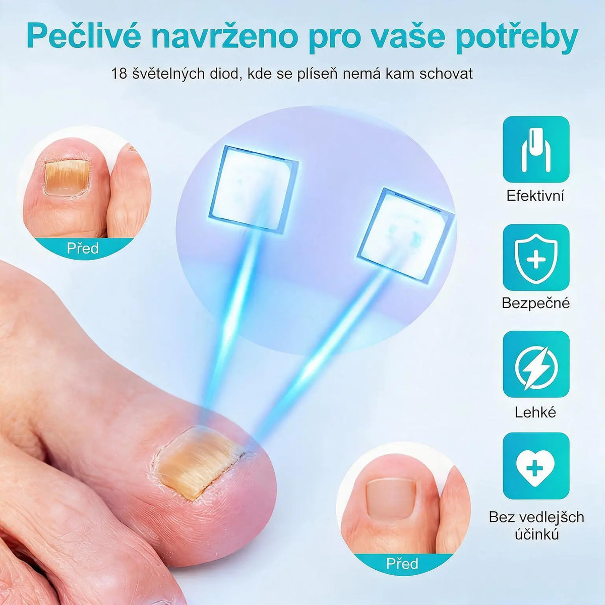 Trojitá Lampa pro Péči o Nehty – 7 Minut Denně pro Čistší a Zdravější Vzhled Nehtů