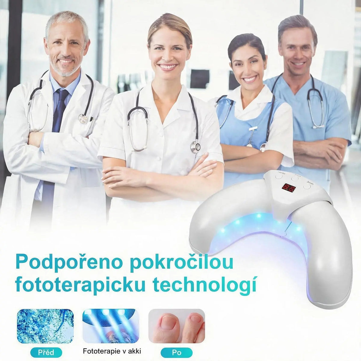 Trojitá Lampa pro Péči o Nehty – 7 Minut Denně pro Čistší a Zdravější Vzhled Nehtů