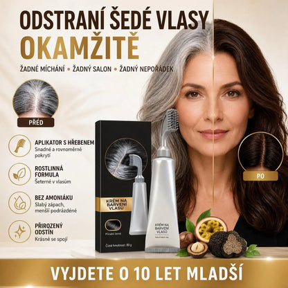 🔥 POSLEDNÍ DEN – 50% SLEVA | Mladší Vzhled během Pár Minut! Snadná Úprava Barvy Vlasů Doma