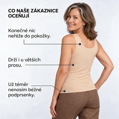 Top 3 v 1 – Top, které nahradí vaši podprsenku | Pohodlné podpůrné top s integrovanou podprsenkou