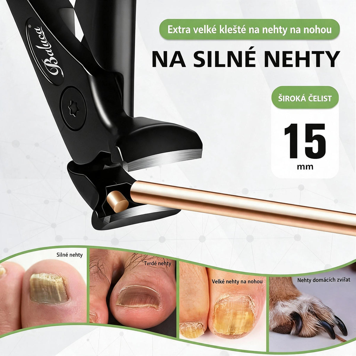 Ergonomické kleštičky na nehty pro seniory – Snadné a přesné stříhání bez námahy