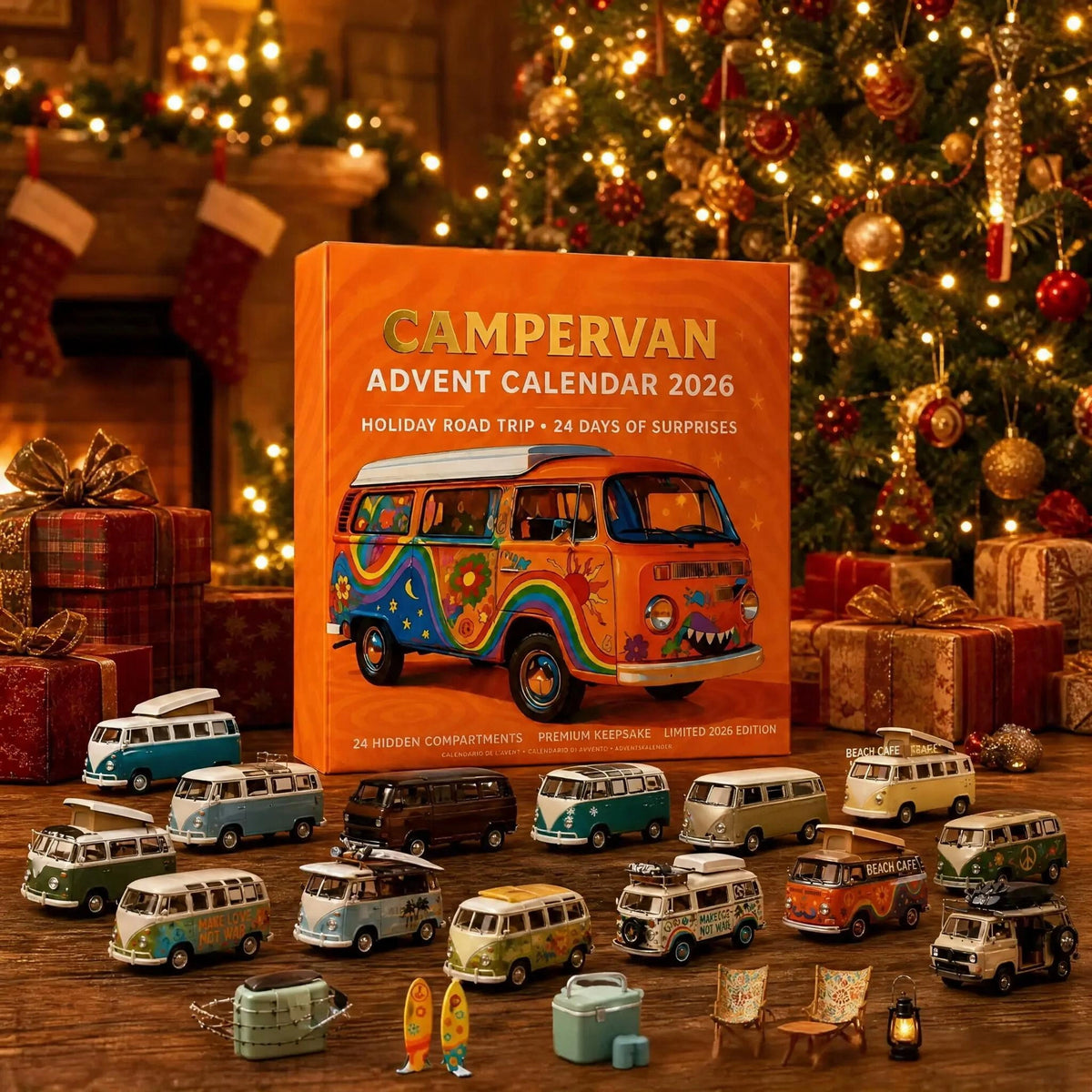 🚐 Adventní kalendář pro milovníky obytných dodávek – 24 překvapení, která si zamilujete!