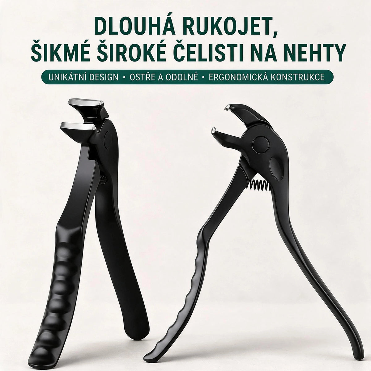 Ergonomické kleštičky na nehty pro seniory – Snadné a přesné stříhání bez námahy