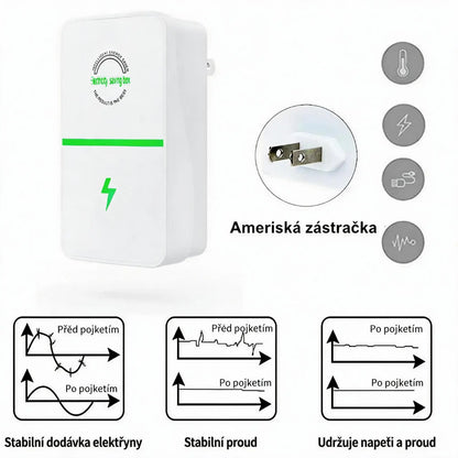 Úsporný přístroj do zásuvky – snižte náklady na elektřinu snadno a bez složité instalace!