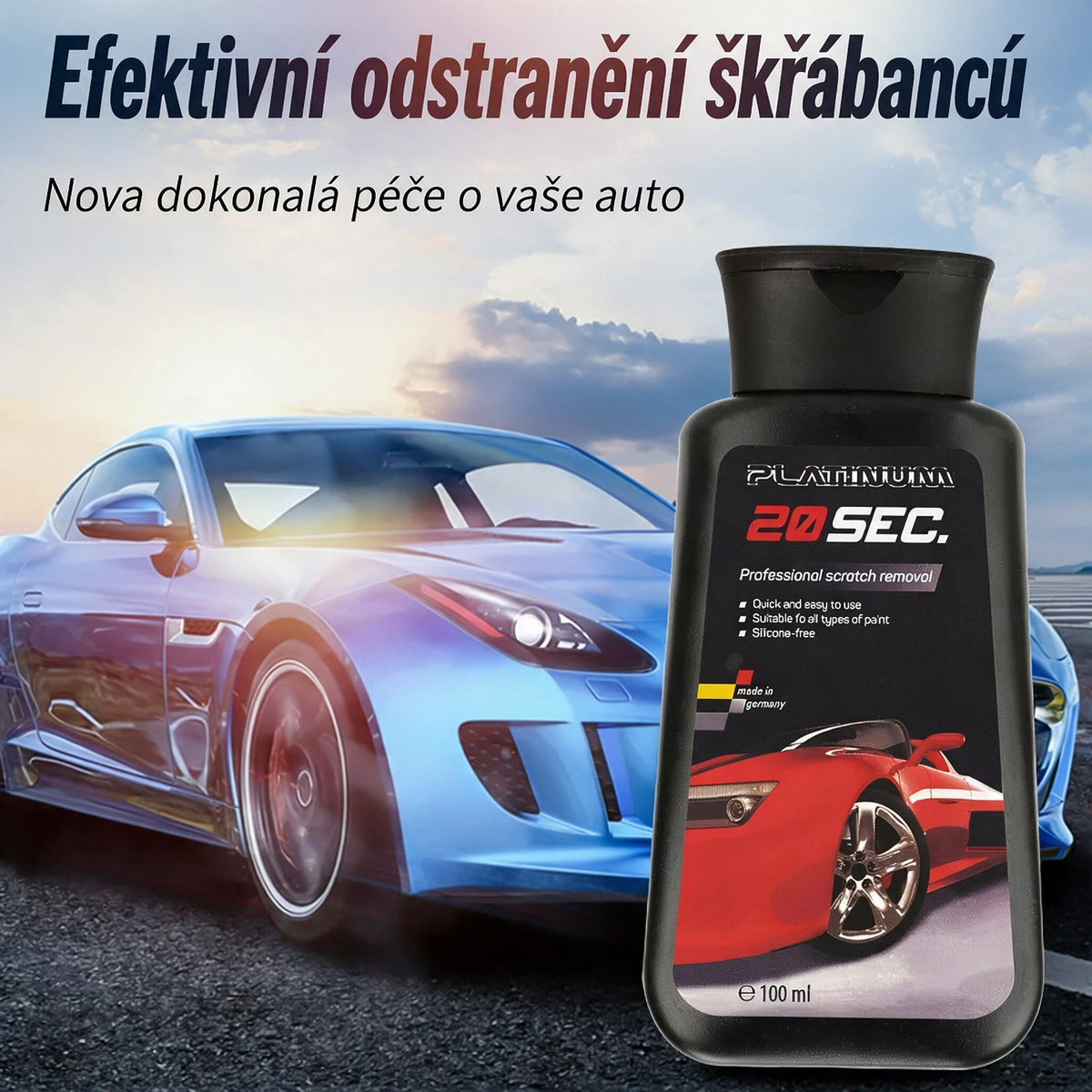 Nano pomocník na škrábance na autě – Péče o lak, drobné oděrky a více lesku!
