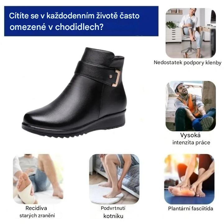 [🎉 Exkluzivně pro členy ]Měkké a pohodlné dámské boty vyrobené z pravé vlny a prémiové kůže (podpora klenby - usnadňuje chůzi)🔥🔥