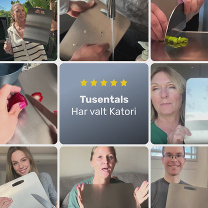 100% titanová krájecí deska: bez mikroplastů, bakterií a tupých nožů